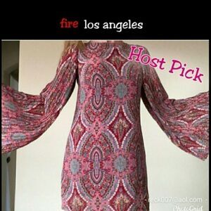 Fire Los Angeles Boho Dress